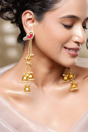 Wedding Ready Long Jhumka Dangler Earrings