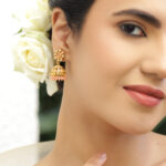 Minimal Pastel Pink Jhumka