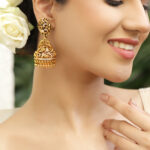 Gold Toned Ethnic Jhumkas