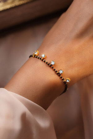 Minimal Gold Mangalsutra Style Bracelet
