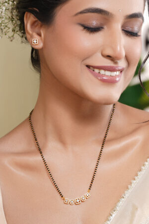 Everyday Elegance American Diamond Mangalsutra Set