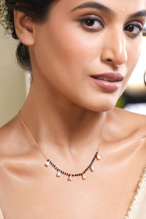 Minimal Charm American Diamond Mangalsutra