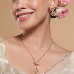 Wings in Pink Pendant Set