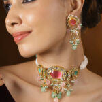 Colour Heritage Kundan Choker Set