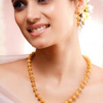 Gold Beaded Traditional Necklace Set