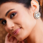Cubic Zirconia Oversized Statement Stud Earrings
