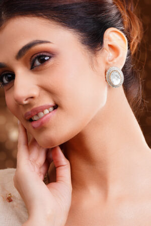 Glow Charm Oversized Stud Earrings