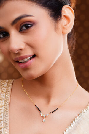 Minimal Grace Mangalsutra Pendant Necklace