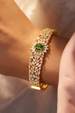 Occasion Glow CZ Emerald Bracelet