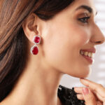 Premium Radiance American Diamond Zirconia Drop Earrings