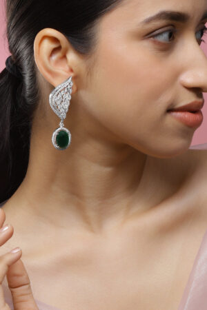 Luxe Emerald Drop Edit Earrings