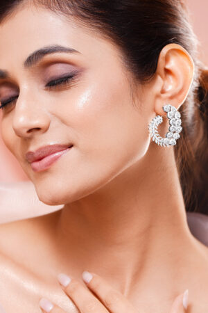 Celestial Bloom Spark Stud Earrings