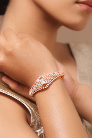 Occasion Ready Rose Gold CZ Bracelet