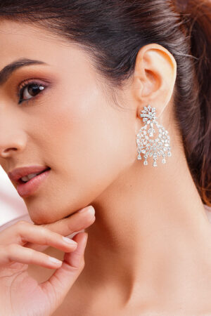 Luxe Shine Crystal Chandelier Earrings