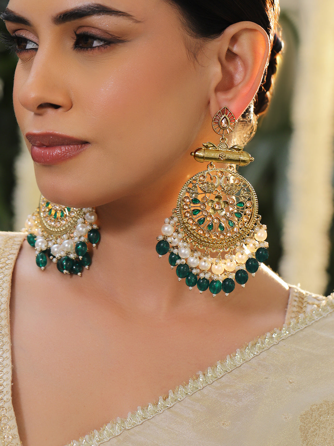 Danglers That Whisper Green Luxury