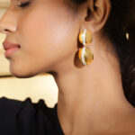 American Diamond Zirconia Glow Dome Earrings