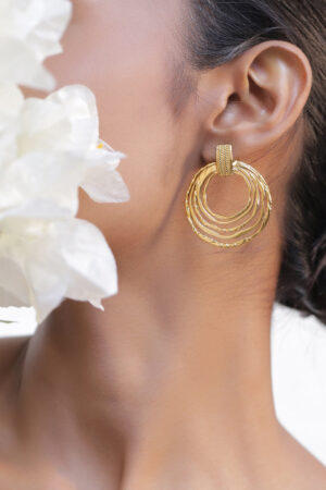 The Sunlit Circles Hoop Drops