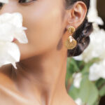 Chic Ocean Shell Drop Pearls Earrings