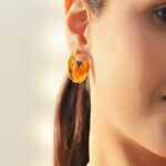 Gold Toned Hoop Earrings