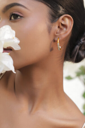 Everyday Glam Pearl Hoops