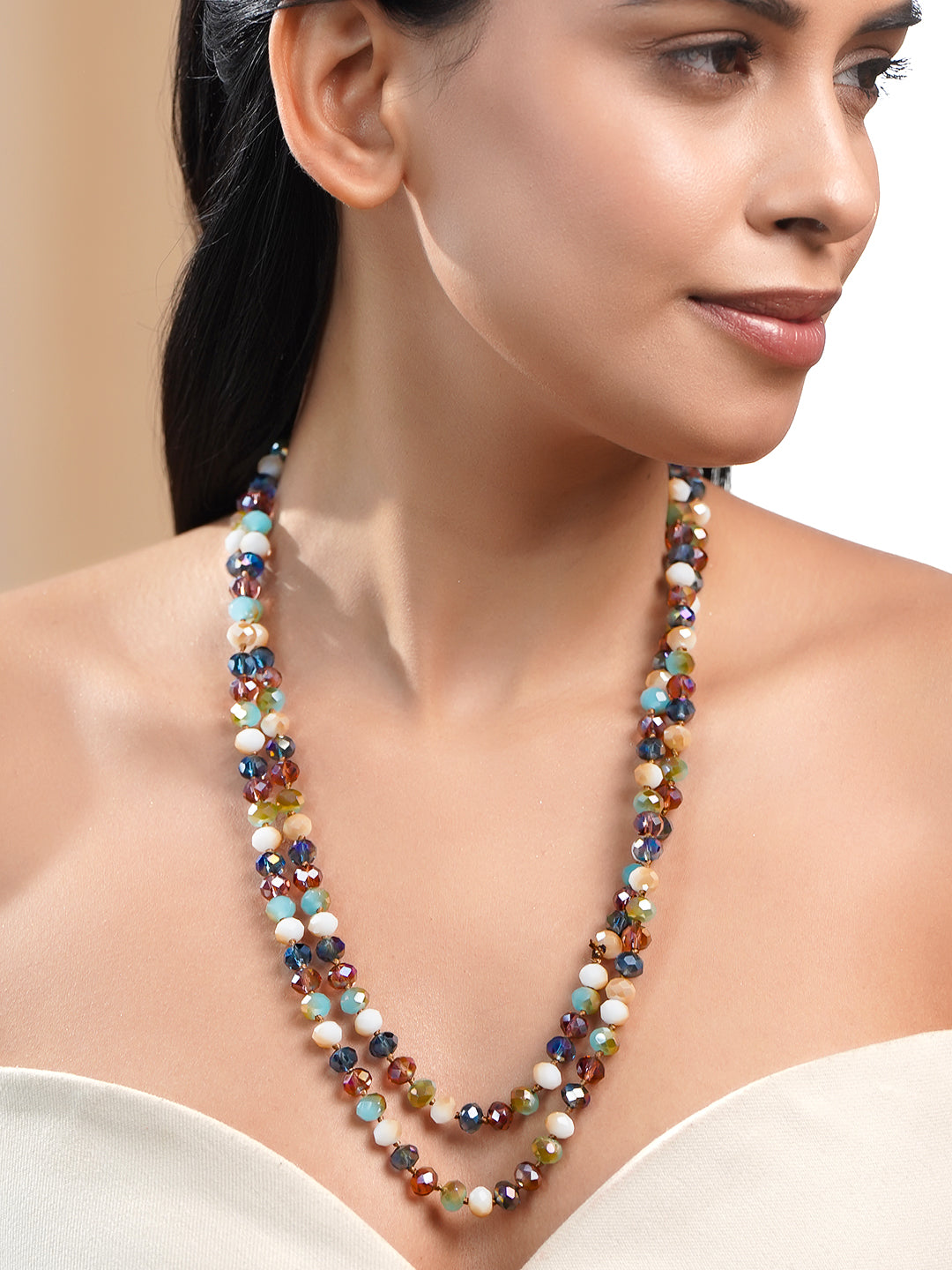 Celebration Ready Multicolour Fashion Bead Necklace