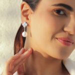 Crystal Pearl Drop Earrings