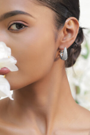 American Diamond Zirconia Stud Earrings