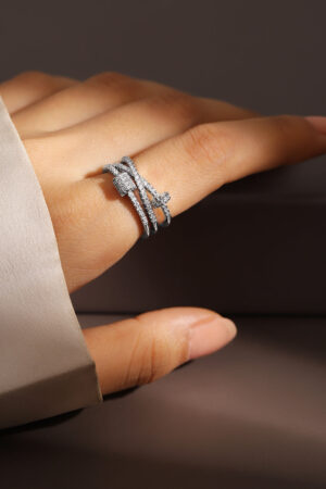 American Diamond Zirconia Ring