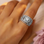 American Diamond Zirconia Studded Ring