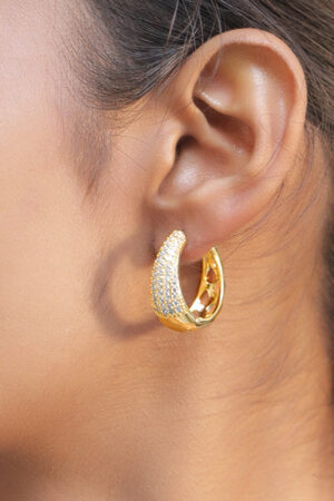 Gold Toned Hoop Earrings