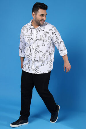 Abstract Design Full Sleeve Shirt