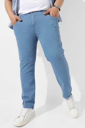Classic Blue Light-Washed Denim Jeans
