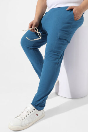 Solid Blue Trackpants