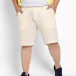 Yellow Seersucker Stripe Shorts