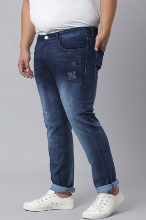 Torn Type Stylish Casual Denim Jeans