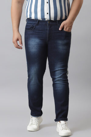 Striped Stylish Casual Denim Jeans