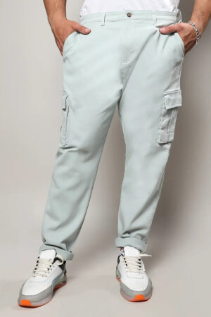 Sage Green Cargo Trousers