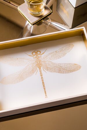Azalea Dragonfly Rectangle Tray
