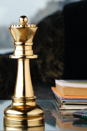 Oversized Queen Chess Decorative Accent