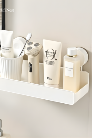 No-Drill Suction Wall Shelf