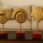 Gold Seashell Accent Set of 3