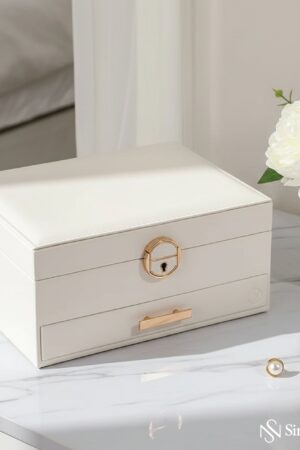 Multi-Section Jewelry and Makeup Organizer for Effortless Organization