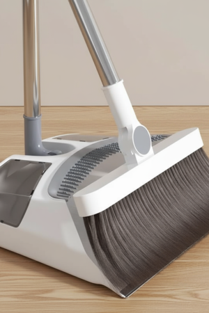 Rotatable Broom & Upright Dustpan Set