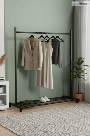 Premium Clothing Rack with Wheels (45kg)