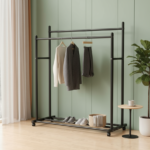 Heavy Duty Double Clothing Rack (65 kg)
