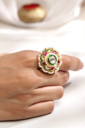 Roses & Regalia Kundan Ring
