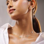 Evil Eye Motif Gold Necklace Set