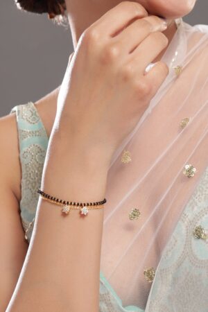 Minimal Gold Mangalsutra Style Bracelet
