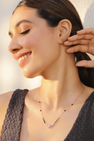 Timeless American Diamond Pendant Necklace