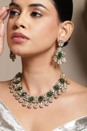 Emerald Tales of Grace Necklace Set